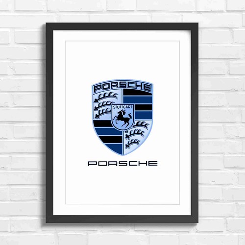 Bold porsche crest logo - bold,
