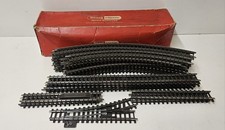 Tri-ang Hornby Super 4  track 1st and 2nd radius curves, straights & point