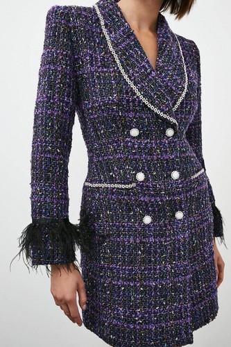 Karen millen boucle sparkle - millen,