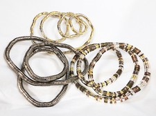 Snake Chain Metal Flexible Bangle Bendable Bendy Necklace Bracelet Ships from NY