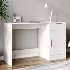 Home Office Desk White with