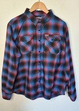 WOMENS DIXXON FLANNEL 2XL "THE JASON" 2X EXTRA LARGE RED BLUE VOORHEES