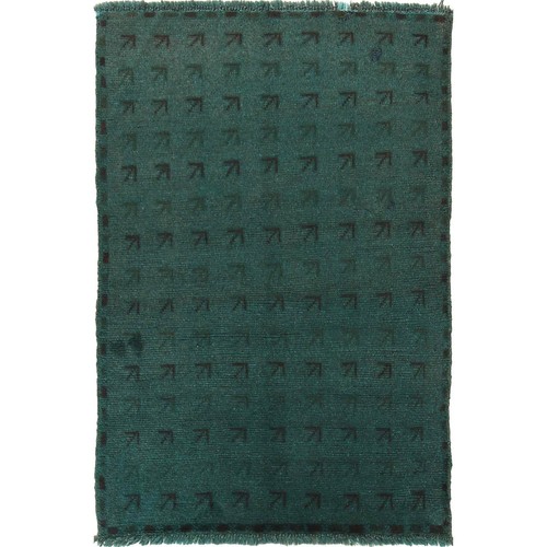 Vintage overdyed carpet - overdyed,