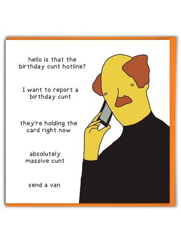 Funny birthday card - funny, by