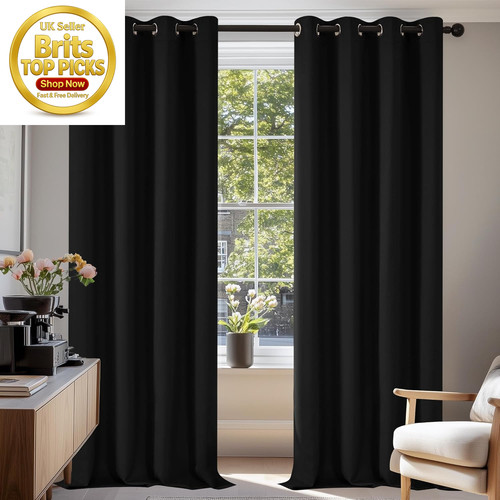 Blackout curtains grey - curtains,