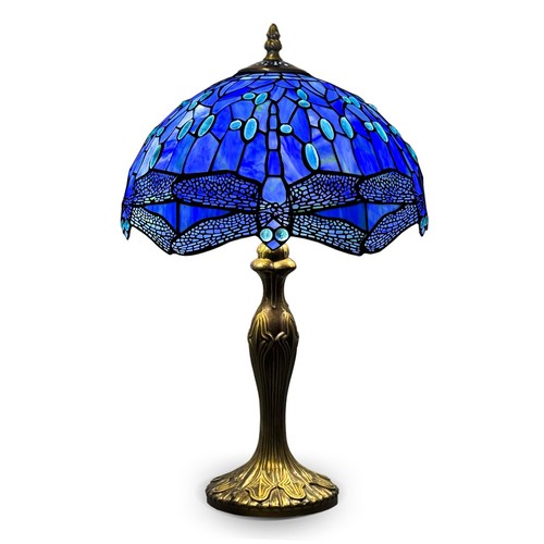 Large tiffany style - tiffany, lamp