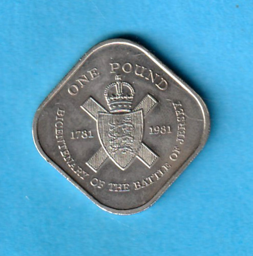 Jersey one pound coin - ,