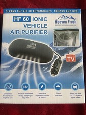 Heaven Fresh HF60 Ionic Air Purifier for Vehicles, in its original sealed box.