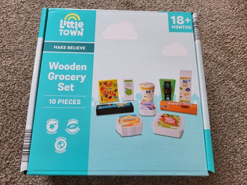 Aldi little town wooden - aldi,
