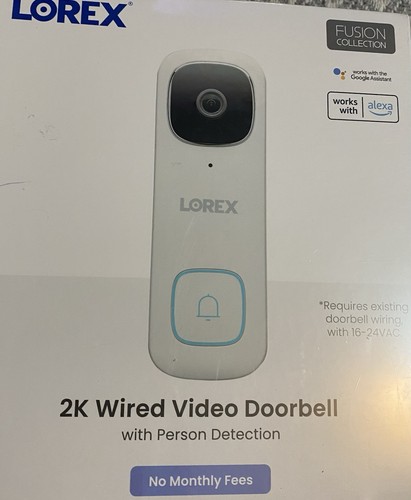 Lores wired video door bell - wired,