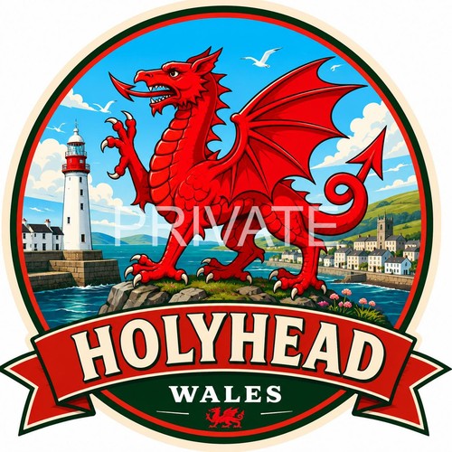 Holyhead car laptop - car, sticker