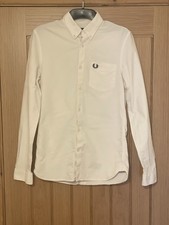 Fred Perry Men’s White Shirt Size XS