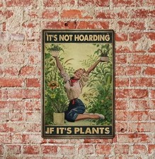 A4 Funny Plant Lover Metal