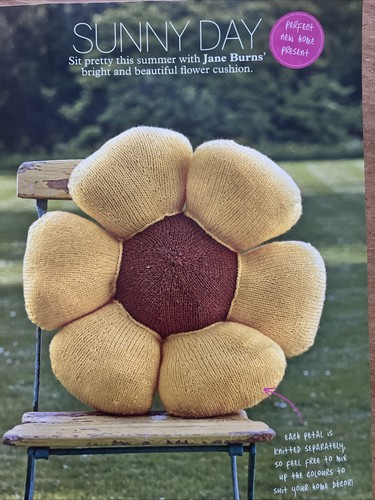 Sunny day flower cushion - sunny,