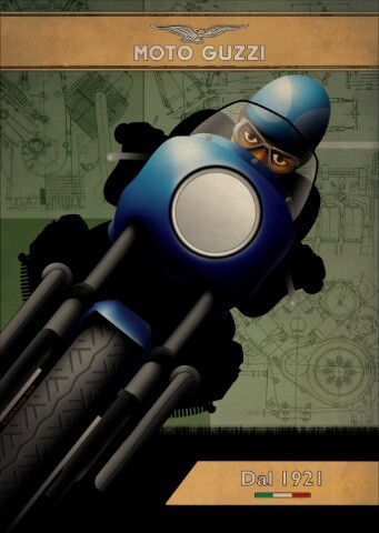 Moto guzzi gutsibits mans - moto, le