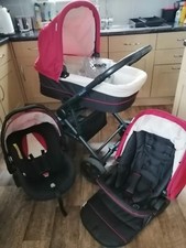 Hauck Atlantic Plus Trio Travel System   - Tango