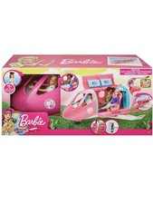 BARBIE DREAM PLANE LIGHT & SOUND PLSY SET WITH EXCLUSIVE BARBIE PILOT DOLL & PUP