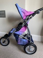 Pre-loved dolls 3 wheel jogger