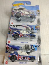 Hot Wheels Cockney Cab II London Taxi  x3 HW Metro New Sealed Job Lot Bundle