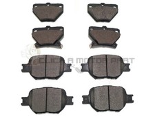 FRONT AND REAR BRAKE DISC PADS NEW SET FOR TOYOTA CELICA 1.8 16V VVTi 190 99-06