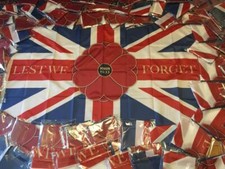 Empire poppy union jack flag - poppy,
