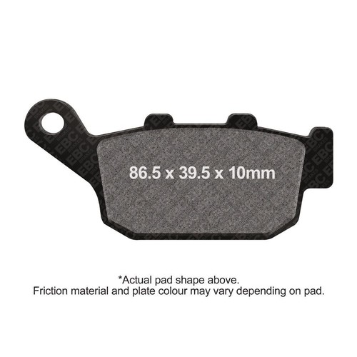 Ebc motorcycle brake pads - pads, dmx