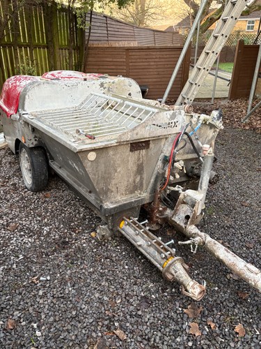 Plastering rendering machine - rendering,