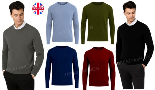 Mens jumper plain sweater - mens,