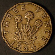 Threepence 1937 -1952 George
