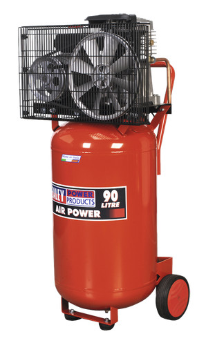 Sealey sac1903b compressor - sealey, 90l