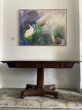 A Regency Rosewood Sofa Table, C1830, 90cm Extending to 147cm