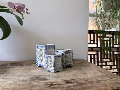 Hand picked set chinese blue - picked,