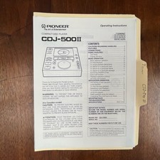 VINTAGE PIONEER CDJ-500 II