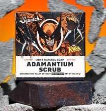 Dr. Squatch - Adamantium Scrub - Wolverine - X-Men Bar Soap - 5 oz - Heavy Grit