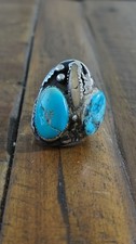 Large Heavy Turquoise Native