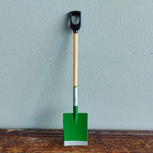 Miniature dolls house spade - house,