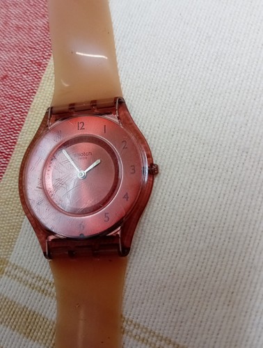 Swatch skin watch burgundy - swatch,