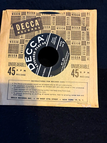 Decca carmen jones - 7", rpm