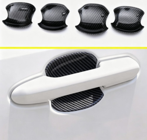 Carbon fiber look door - carbon,