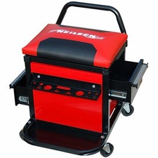 Mechanic Creeper Mobile Work Chair Stool Trolley Seat & Tool Drawers