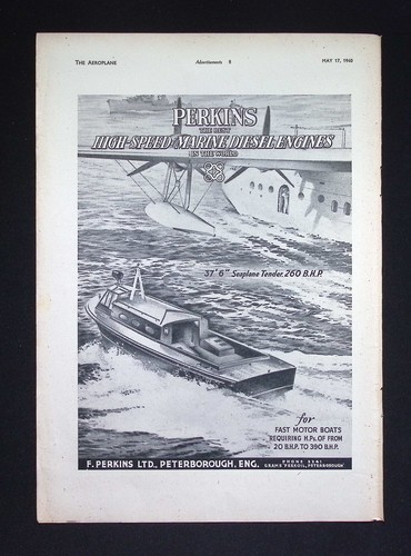 Original 1940 advert perkins - advert,