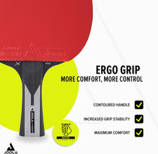 JOOLA Table Tennis Bat Carbon X Pro ITTF Approved Professional Competition Ping