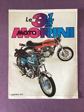 Morini 350 Sport Strada Genuine Brochure In English