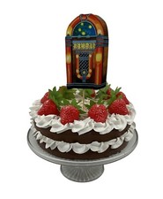 Jukebox cake topper - cake,