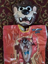 Vtg Halloween TAZ 1987 Collegeville Looney Tunes TASMANIAN DEVIL Costume BOX