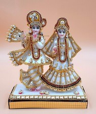 White Iskon Radha Krishna