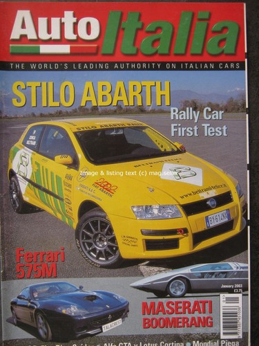 Auto italia january - auto, 2003