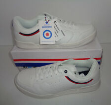 Lambretta Mens White Casual Memory Foam Lace Trainers Shoes RRP £55 UK Size 7
