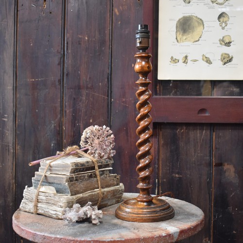 Antique table lamp early - table,