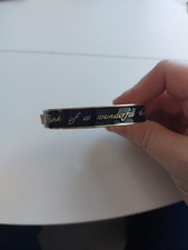 Disney couture Think of a wonderful thought peter pan clip bracelet